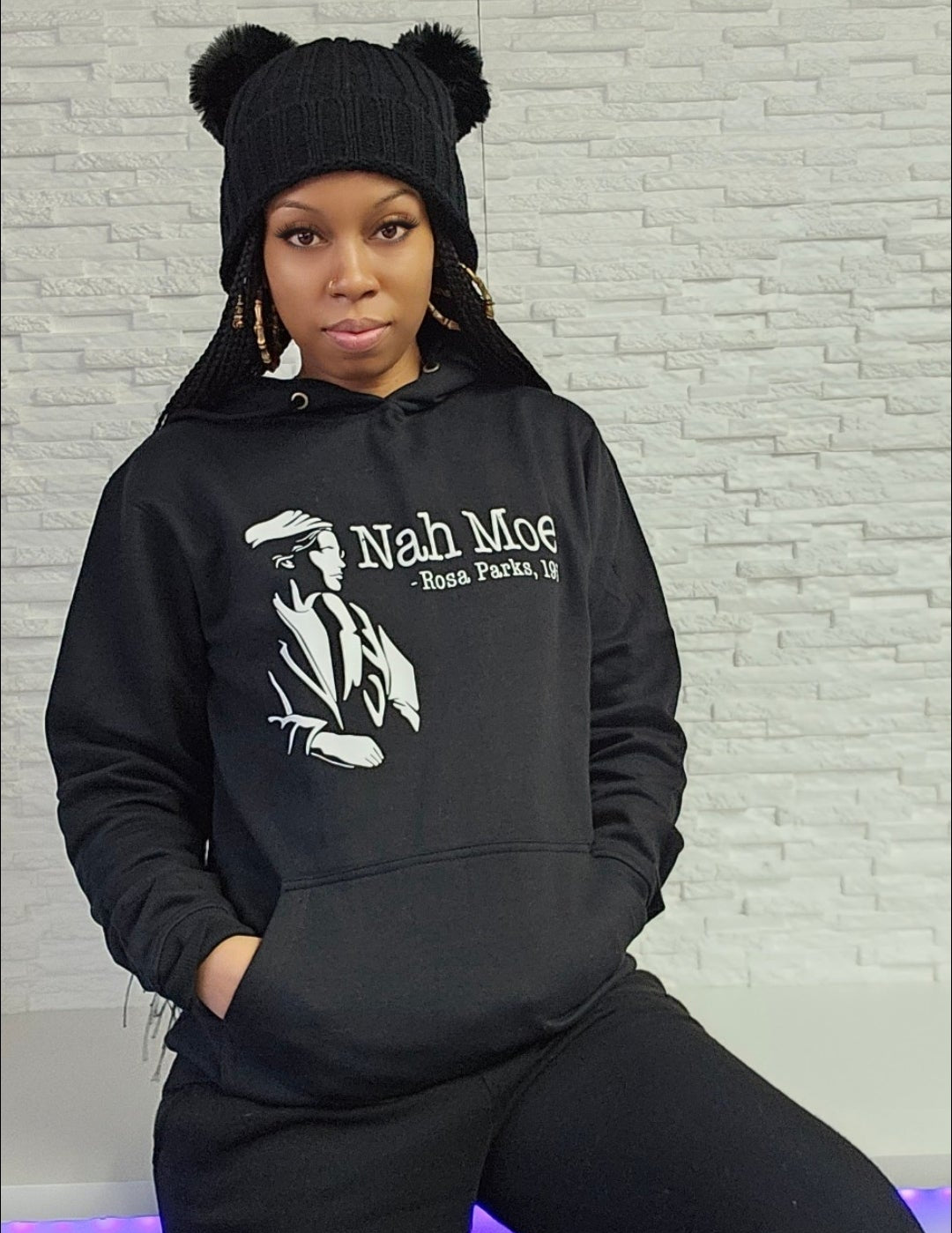 "NAH MOE" Rosa Parks Hoodie