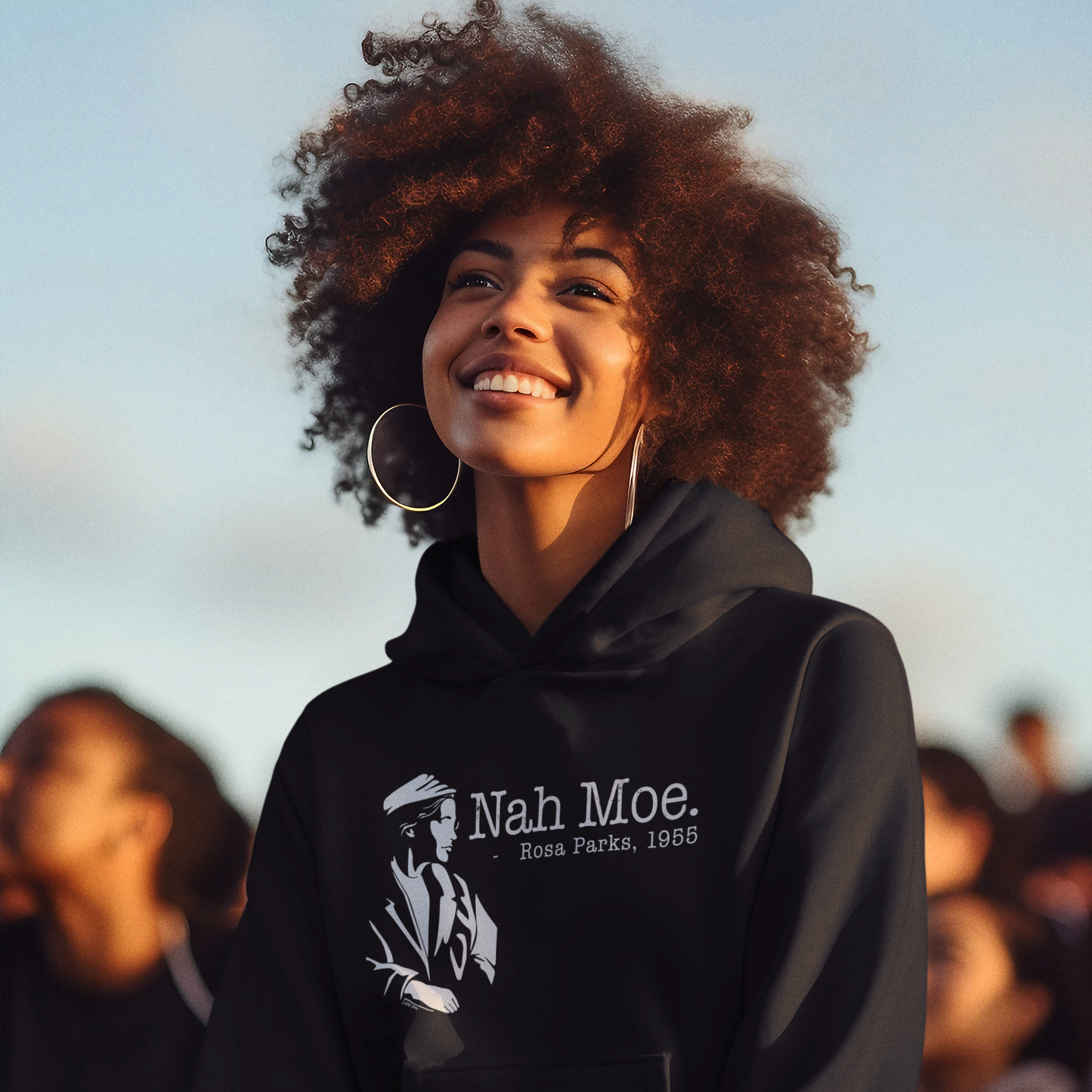 "NAH MOE" Rosa Parks Hoodie
